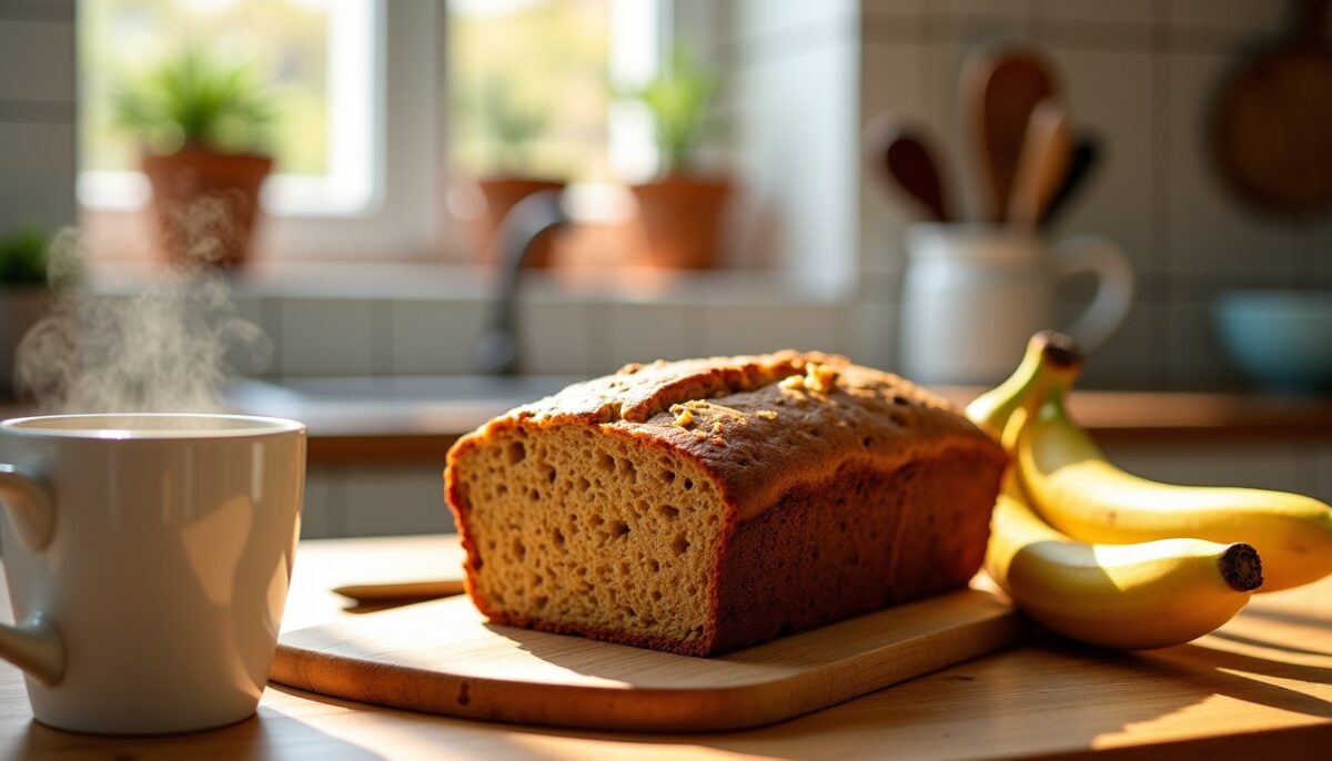 Délicieux banana bread moelleux sans gluten : recette simple et rapide