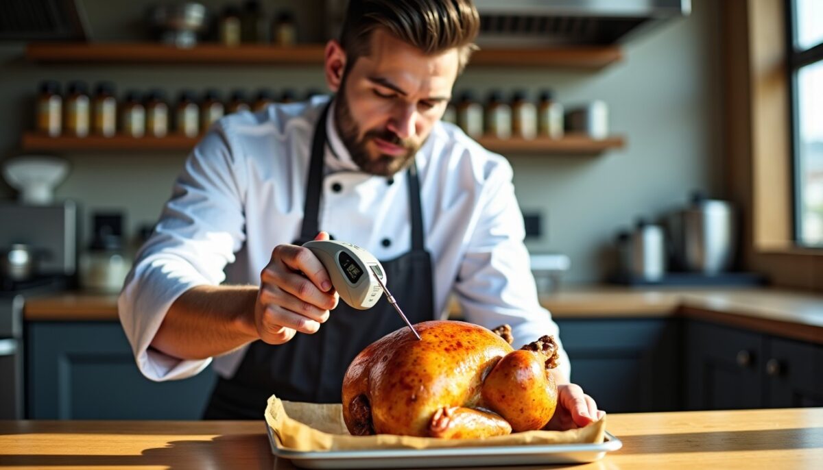 Les astuces infaillibles pour vérifier la cuisson parfaite de votre poulet