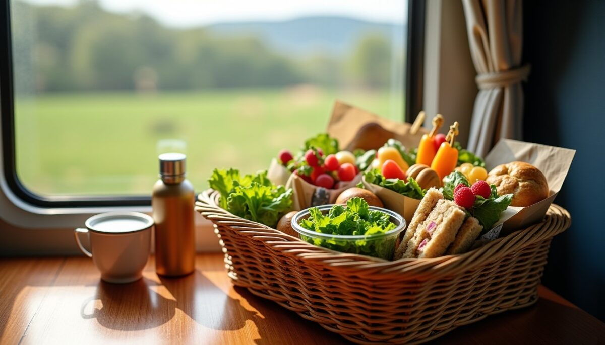 Les secrets pour composer un panier repas équilibré et savoureux lors de votre voyage en train